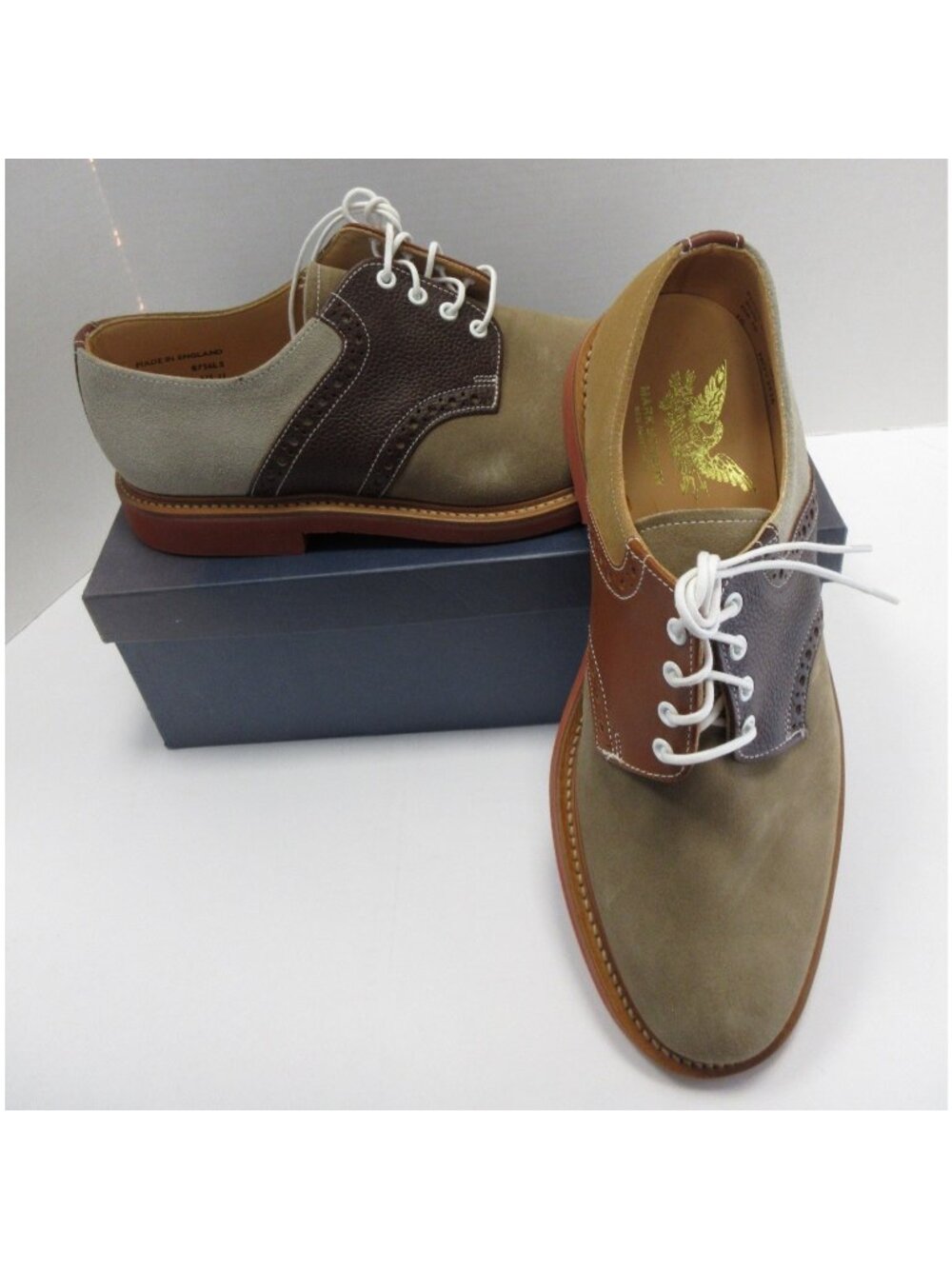 Mark McNairy Shoes 11 New Amsterdam Derby Suede Leather England NIB *
